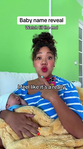 Cerulean Baby Name Reveal by Favesexymama TikTok
