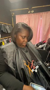 Silk press and precision cut | Ladii Mya