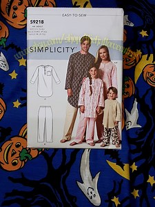 Simplicity 9218 Adult Pajamas Kurta Sewing Pattern Comfort Adult Sizes 9218 S10893 - Etsy