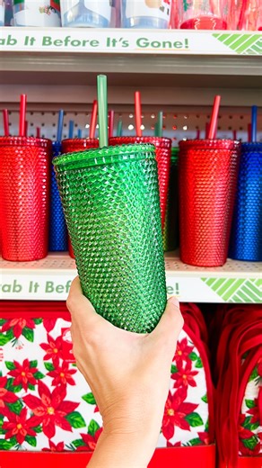 2.3K views | Check out these @dollartree cups! So fun. #studdedtumbler #studdedcup #studdedcups #dollartree #dollartreefinds #dollartreechristmas #tumbler #strawcup | Passion For Savings | Facebook