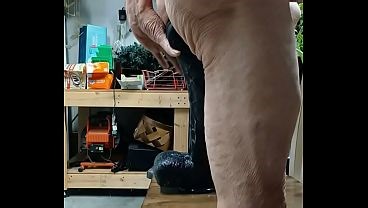 Danieladeep - 20 Inch Black Dildo 01