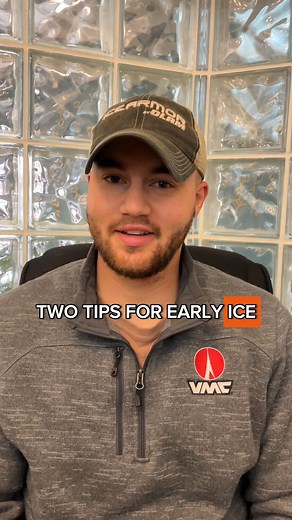 Jake Wallace shares a couple quick tips for EARLY ICE FISHING! Tap the 🔗 in our bio for our NEWEST videos to help you find and catch more big fish this winter! | AnglingBuzz