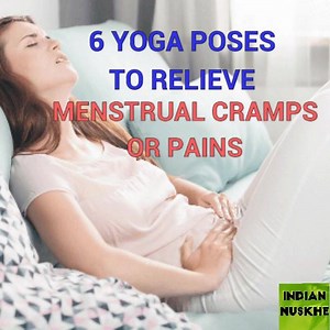 9.1K views · 66 reactions | 6 BEST YOGA POSES TO RELIEVE MENSTRUAL CRAMPS & PAINS: | Indian Nuskhe | Facebook