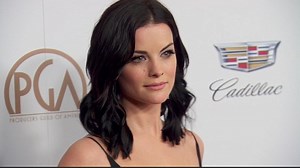 Jaimie Alexander cuts a vivid figure in royal blue dress in NYC