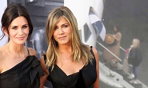 Jennifer Aniston and Courteney Cox forced to flee private jet