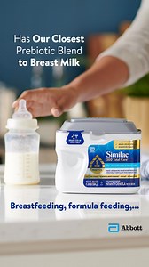 櫓 Breast milk, formula, or a combo? If formula is right for you, try the ONLY one that has 5 HMO prebiotics. | Similac US | Facebook