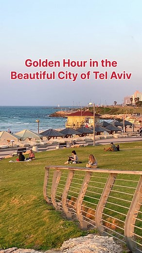 13K views · 1.1K reactions | Sunset in the Beautiful Mediterranean Sea, Tel Aviv Promenade… | Visit Israel From Your Home | Facebook