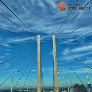 [Hot Item] Prefabricated Steel Structure Bridge /Suspension Bridge