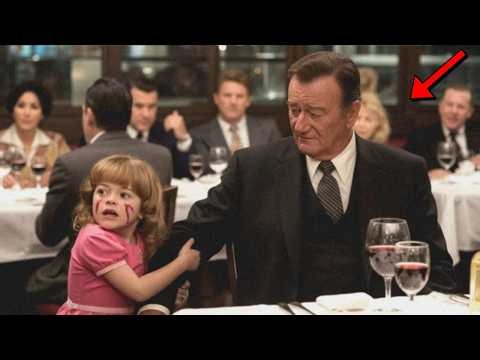 A Little Girl Ran to John Wayne Crying "They're Beating My Mommy" What the Hollywood Legend Did Next