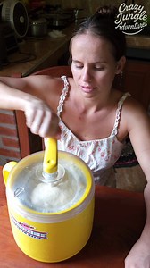 419K views · 8.4K reactions | Yogurt + Mango = Homemade Ice Cream Heaven! 省 #Homesteading #OffGridLiving #junglelifestyle | Crazy jungle adventures | Facebook
