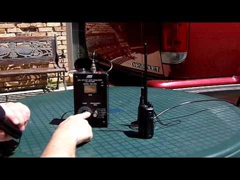 A Short Demo Using The MFJ 209 Antenna Analyzer