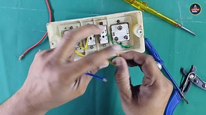2 socket 2 switch connection board | how to connect 2 switch and 2 socket | switchboard connections #electricboard #switchboard #Housewiring #learningbaba #switchboardrepairing | Sanju Mishra