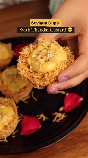 Seviyan cups with Thandai custard! Holi special! Welcome to Episode 2 of Holi with TCIF! This unique and yum Holi recipe is sure to impress everyone! It’s so so easy to make and looks gorgeous. All we need for our instant Thandai masala is : - 1/4th cup almonds. - 1/4th cup plain Pista. - 1/4th cup cashews. - 2 tbsp watermelon seeds (magajtari). - 3 tbsp saunf (fennel seeds). - 7-8 whole black pepper. - 2 tbsp khus khus (poppy seeds). - 10-12 pieces of green cardamom (elaichi) or 1 tsp elaichi p