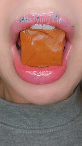 ASMR Satisfying Eating Creamy Fudge #asmr #relaxing #satisfyinglips #EOYInspo24 | Satisfying Lips