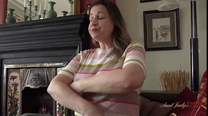 AuntJudysXXX - Your Busty 49yo Step-Aunt Eva Jayne sucks your cock (POV Experience)