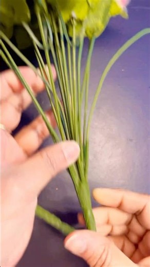 Diy flower vine🌸|| old flower craft || bestout of waste craft || #shorts#vines #flowers