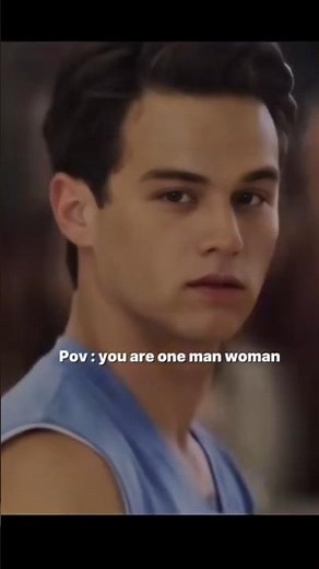 you are one man woman 💞✨🫶# the way he looks at her 😍~series ~13 reasons why ~ #englishmovies