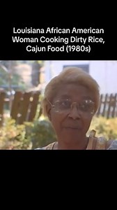 283K views · 9.1K reactions | Louisiana woman cooking dirty rice (1980s) | Vintage & Iconic African American Everything | Facebook