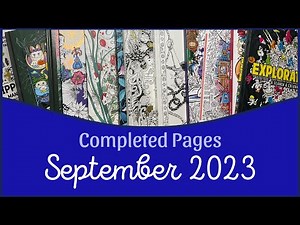 Adult Coloring | Completed Pages | September 2023
