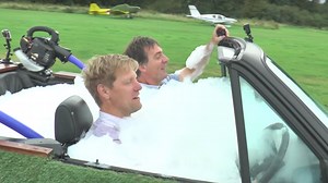 Ridiculous inventor turns car into a drivable hot tub