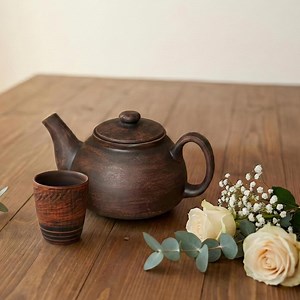Handmade Japanese Tea Set – Ceramic Teapot & Rustic Clay Tumbler - Etsy UK