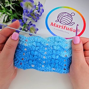 6.7K views · 602 reactions | Crochet puff stitch #diy #crochet #desing #knitting | Crochet&Knitting by marifu6a | Facebook