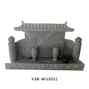 [Hot Item] Customizable Engraving Handcrafted Upright Granite Headstone for Graves