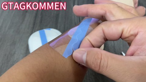 Adhesive Patches for Guardian Sensor 3/4，Waterproof and Latex Free CGM Sensor Patches for 7 Days (40 Pack), Pre-Cut Adhesive Tape, Continuous Glucose Monitor Protection Cover -GTAGKOMMEN