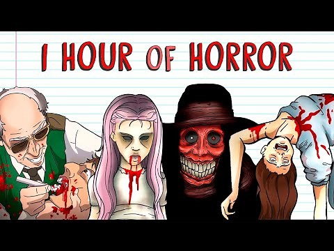 1 HOUR OF HORROR | Draw My Life