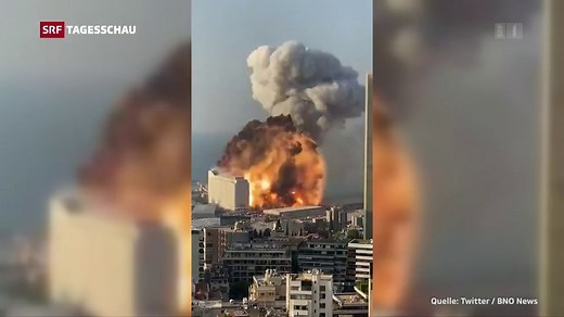 Libanon: Schwere Explosion am Hafen in Beirut