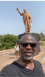 #YearOfReturn: The Blacklist star, Hisham Tawfiq is in Ghana!