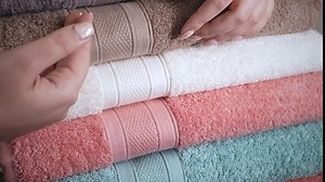 TRIDENT Soft & Plush Luxury Towel Set, 100% Cotton, 2 Bath Towels 2 Hand Towels 2 Washcloths Highly Absorbent Towels for Bathroom, 6 Pieces snowclad White Towel Sets