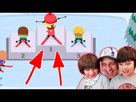 SNEAKY SASQUATCH y la competicion de esqui con DANI e EVAN