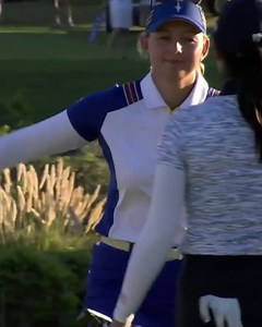 Emily Pedersen vinder for anden gang i dag🙌🇩🇰 Se Solheim Cup uden afbrydelser på discovery 📺 | Eurosport Danmark