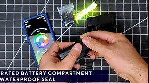 Fussion Upgraded Multicolor Changing LED Bike Wheel Lights with APP Control Waterproof, Bicycle Light 7 Colors 29 Lighting Modes and Strobes Great Gifts for Boys Girls Men Women (Patent is Pending)