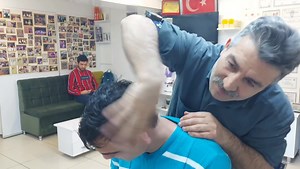 🔴Asmr Turkish Barber By Munur Onkan Excellent Massage , Skin Analysis ,Tightening Blackheads And Acne | Asmr Münür Önkan