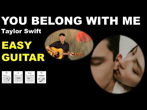 YOU BELONG WITH ME - Easy Guitar Tutorial - Taylor Swift