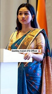 Geetika ma'am IFS Officer 🚨 upsc motivation aspirants ✨ #popular #ifs #education #shorts #upsc #css
