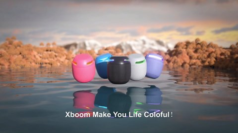 Memorex High Performance Ultimate Bluetooth Speaker, Portable Rechargeable & Wireless, IP67 Waterproof Dustproof Speaker with Party Lights for Beach, Home, Shower and Outdoors (XBoom, Midnight Black)