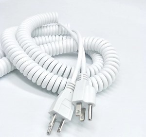 [Hot Item] Waterproof 110V American Spring Plug Coil Cable Spiral Power Cable
