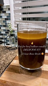 Pure gold right here!! Packed with 100% collagen! #tallowcandles #beef #bonemarrow #bonebroth #naturalskincare #guthealth #collagen | Her Balanced Lifestyle