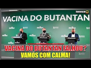 VACINA DO BUTANTAN FALHOU? VAMOS COM CALMA! | PAULO HENRIQUE