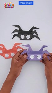 How To Fold a Spider. #Reels #PaperSpider | Craft & Decorations