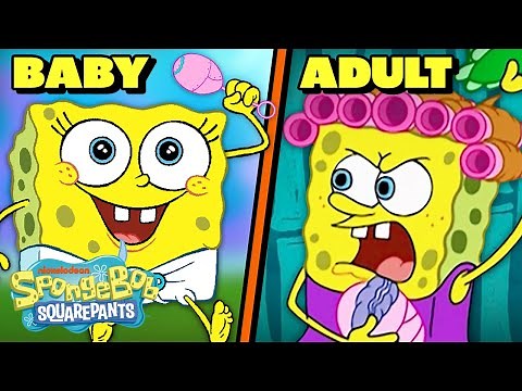 SpongeBob From Baby to Adult! 🍼 | 30 Minute Compilation | SpongeBob