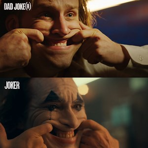 221K views · 3.4K reactions | Here's the side-by-side comparison of our #joker trailer from yesterday! | The Dad | Facebook