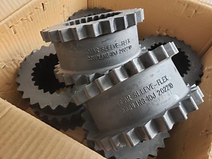 [Hot Item] Black Color Rubber Sleeve, Rubber Coupling Spider, Rubber Gear Coupling, Rubber Gear Sleeve 3-14j