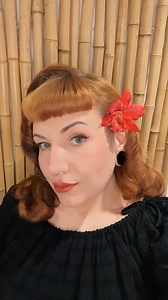 Mini Cymbidium Orchidee Haar Blume - Rot - Etsy.de