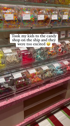 3 comments | They were very happy in the candy store. Omg  #candyshop #candies #momlife #facebookreels #funtimes #mykids #viral #carnivalcruise | Natasha Unique Lewis | Facebook