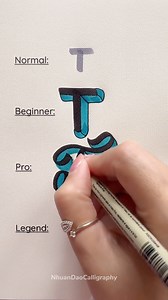 92K views · 479 reactions | Hand Lettering “T” . . . FREE Gift For...