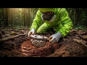 Giant Hornets Hunting: “Thousands of Hornets Exploded from the Ground!” 🐝💥
